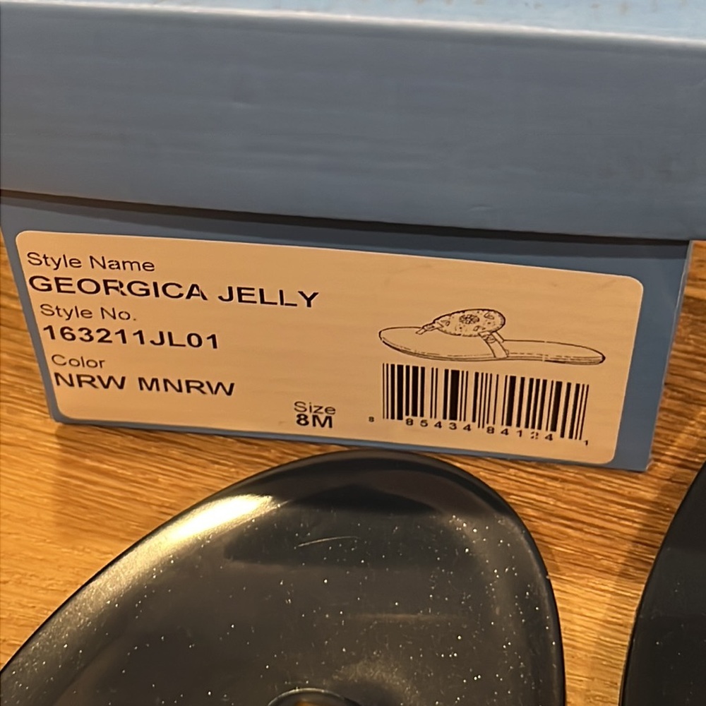 👋🏾 Jack Roger’s Georgica Jelly + Woven Sandal Size 8 brand new in box sandal - Picture 7 of 9